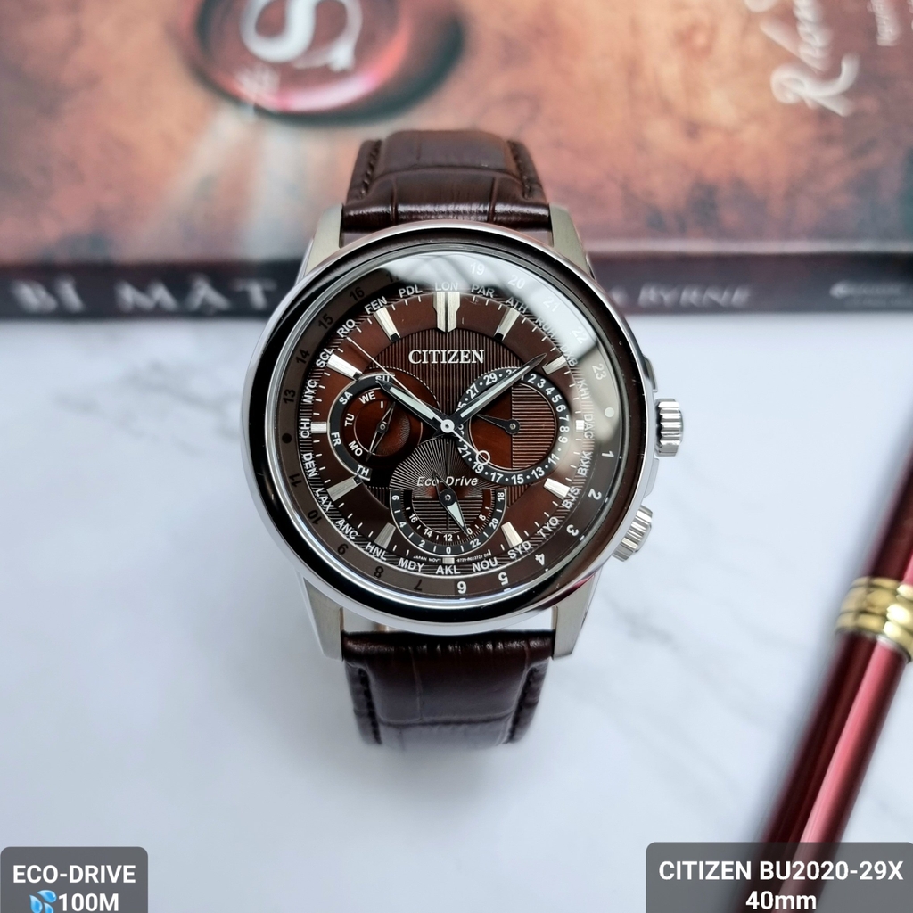 Đồng Hồ Nam Citizen Quartz Eco-Drive Calendrier BU2020-29X