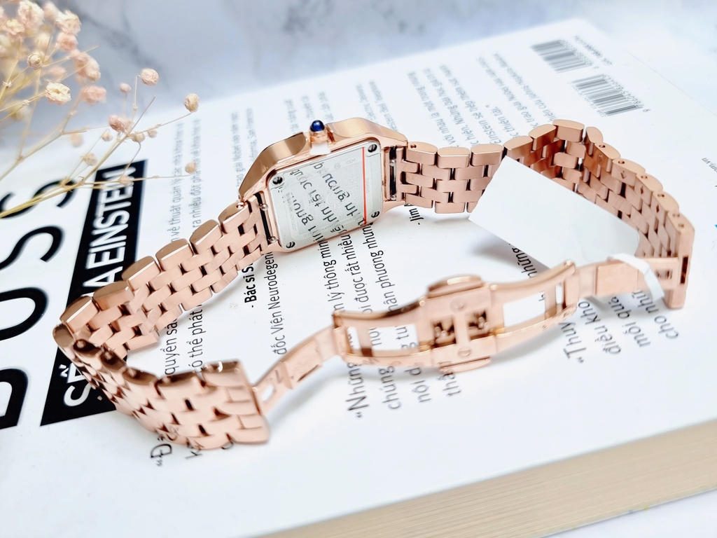Đồng Hồ Nữ GV2 by Gevril Quartz Milan Diamond Swiss Rose 12111B