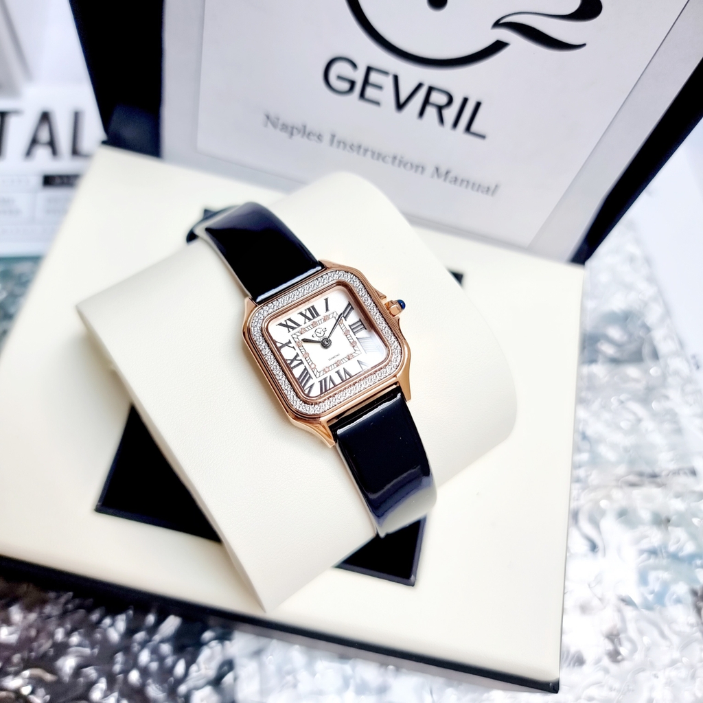 Đồng Hồ Nữ GV2 By Gevril Quartz 12111 Diamond