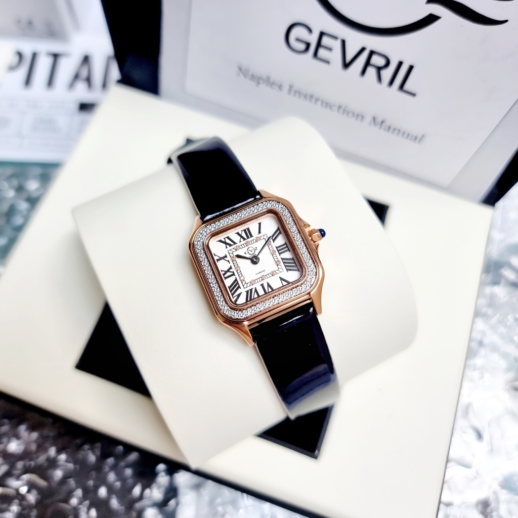 Đồng Hồ Nữ GV2 By Gevril Quartz 12111 Diamond