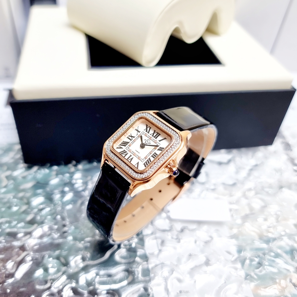 Đồng Hồ Nữ GV2 By Gevril Quartz 12111 Diamond