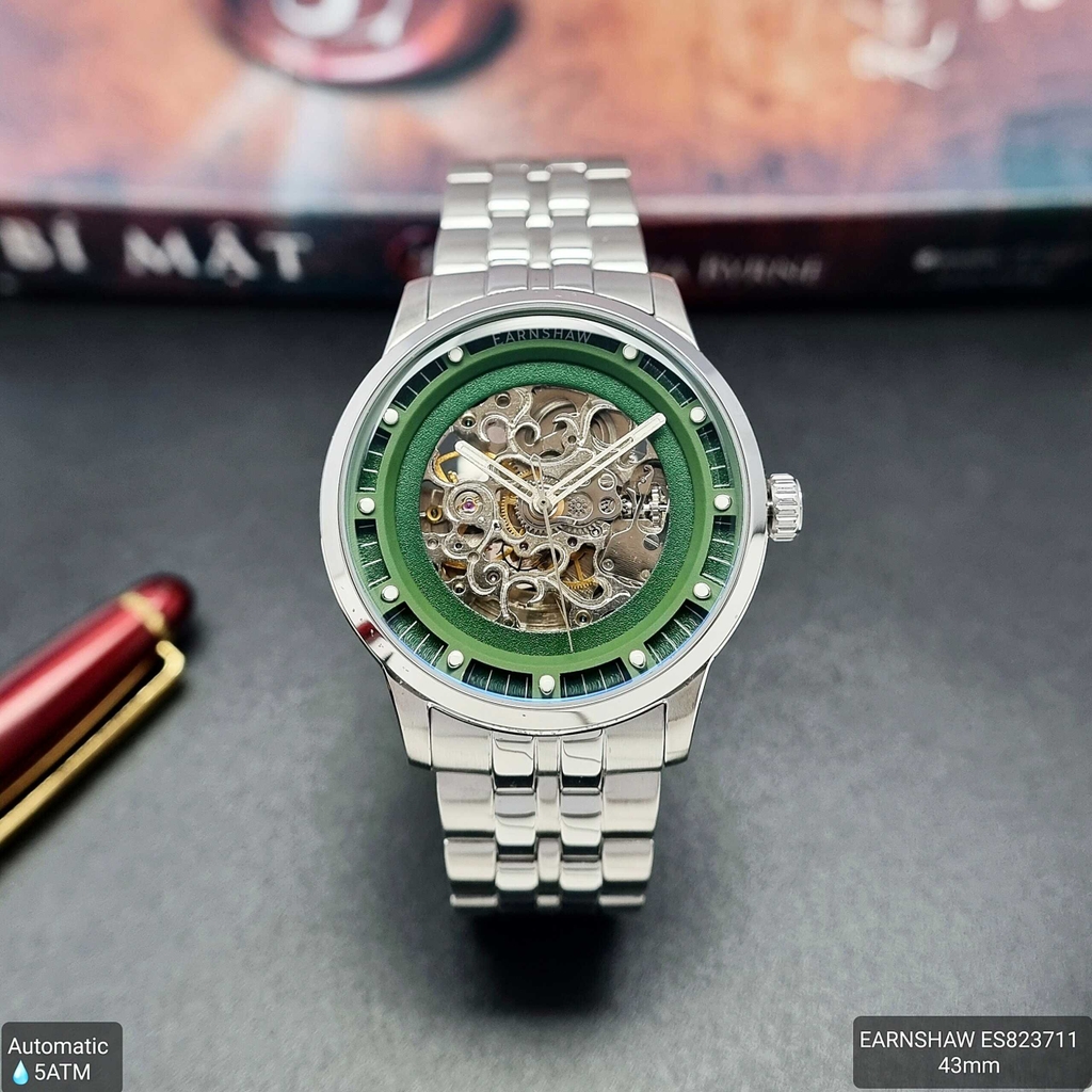 Đồng Hồ Nam Thomas Earnshaw Automatic Open Heart ES-8237-11