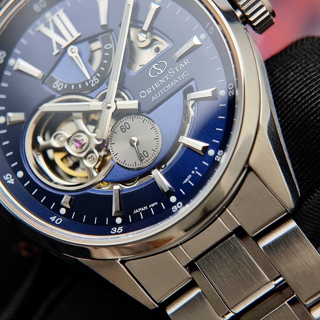 Đồng Hồ Nam Orient Star Automatic Semi Skeleton Joker Blue RE-AV0003L00B ( RE-AV0003L) ( RE-AV0003L00Z )
