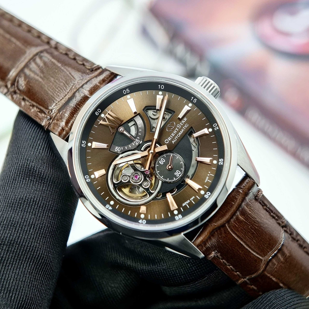 Đồng Hồ Nam Orient Star Automatic Semi Skeleton Joker RE-AV0006Y00B ( RE-AV0006Y00Z ) ( RE-AV0006Y )