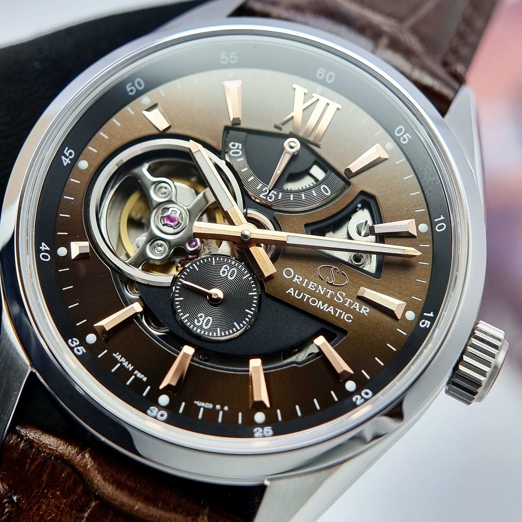 Đồng Hồ Nam Orient Star Automatic Semi Skeleton Joker RE-AV0006Y00B ( RE-AV0006Y00Z ) ( RE-AV0006Y )