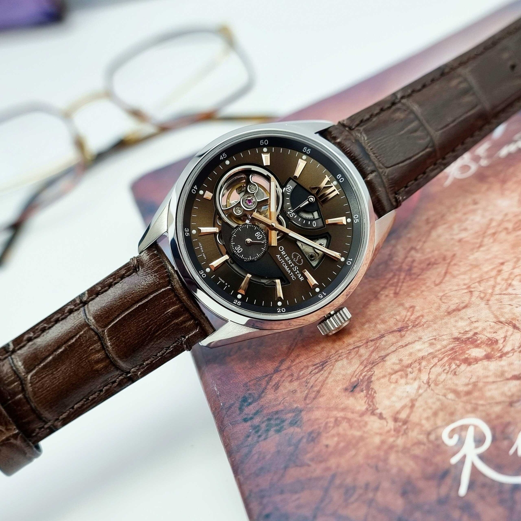 Đồng Hồ Nam Orient Star Automatic Semi Skeleton Joker RE-AV0006Y00B ( RE-AV0006Y00Z ) ( RE-AV0006Y )