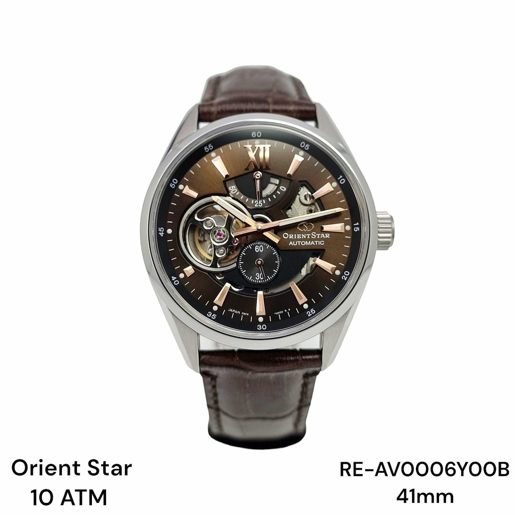 Đồng Hồ Nam Orient Star Automatic Semi Skeleton Joker RE-AV0006Y00B ( RE-AV0006Y00Z ) ( RE-AV0006Y )