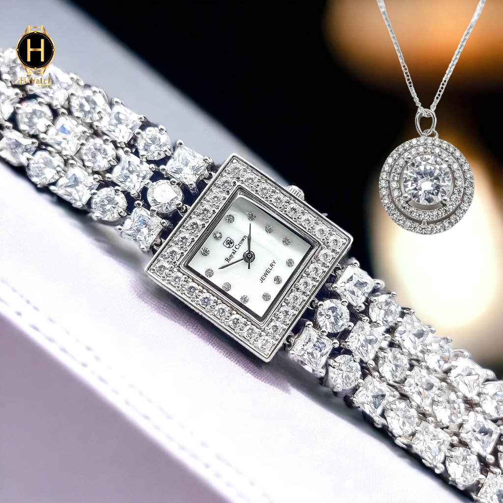 Đồng Hồ Nữ Royal Crown Quartz D8160
