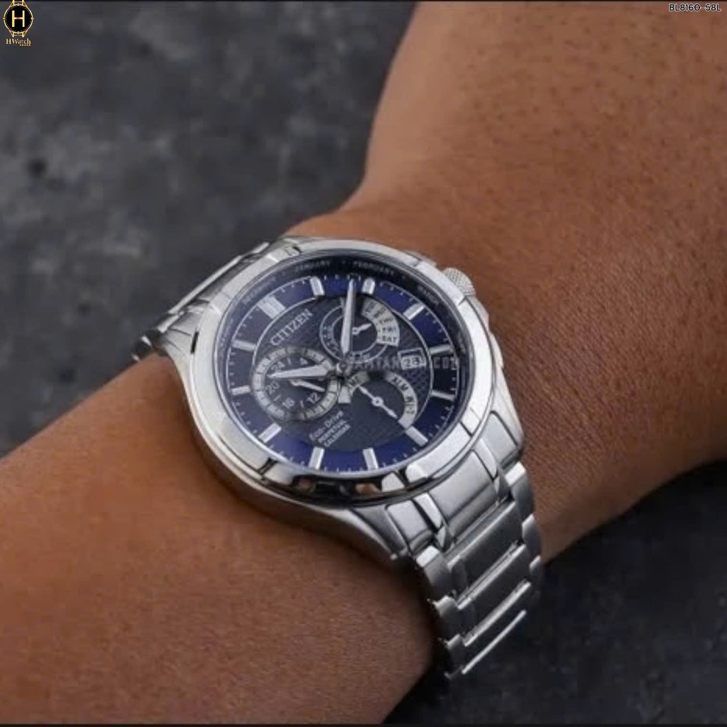 Đồng Hồ Nam Citizen Quartz Eco-Drive Perpetual Calendar BL8160-58L
