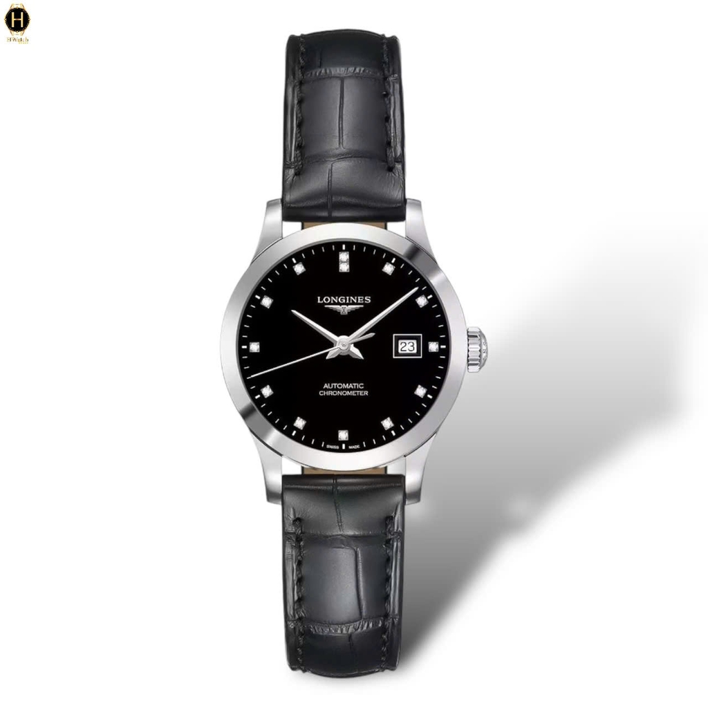 Đồng Hồ Nữ Longines Automatic Chronometer Record Collection Diamond L2.321.4.57.2 ( L23214572 )