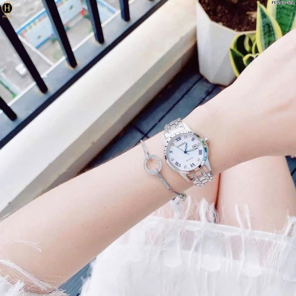 Đồng hồ Nữ Citizen Quartz Eco-Drive Classic FE1240-57A