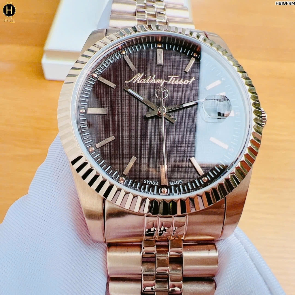 Đồng Hồ Nam Mathey Tissot Quartz Mathy III H810PRM