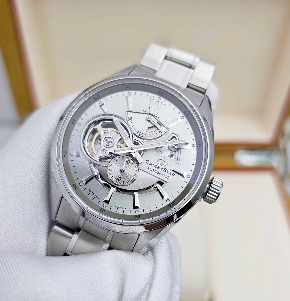 Đồng Hồ Nam Orient Star Automatic White JOKER SKELETON 2024 RK-AV0125S00B ( RK-AV0125S )