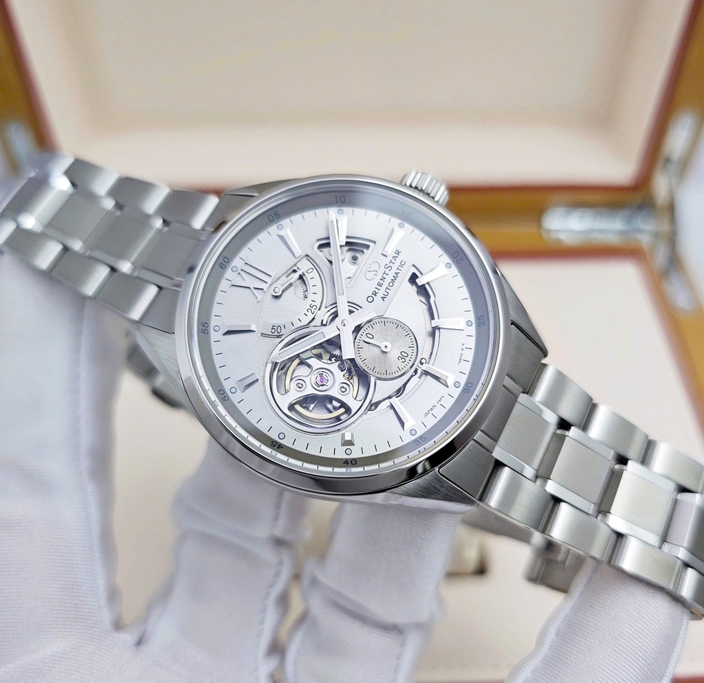 Đồng Hồ Nam Orient Star Automatic White JOKER SKELETON 2024 RK-AV0125S00B ( RK-AV0125S )