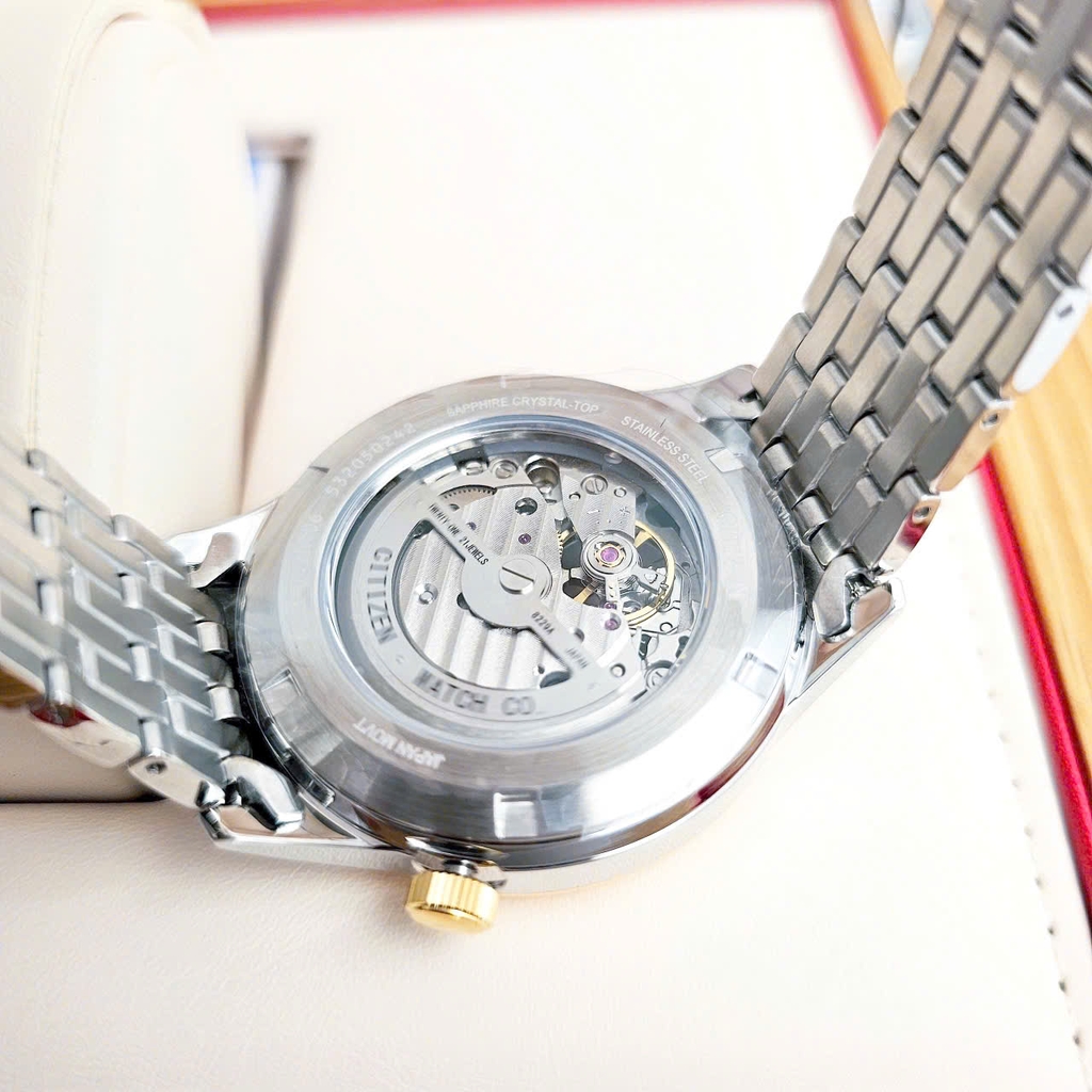 Đồng Hồ Nam Citizen Automatic Mechanical Open Heart NH9134-83X