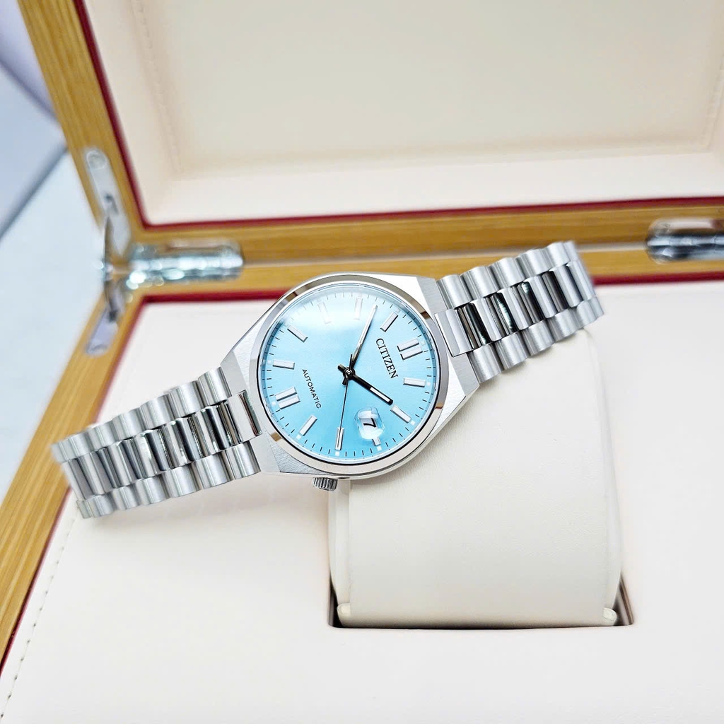 Đồng Hồ Nam Citizen Automatic Tsuyosa Tiffany Ice Blue NJ0151-88M ( NJ0151 )