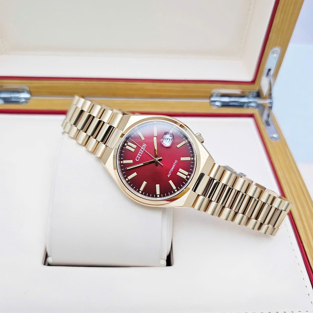 Đồng Hồ Nam Citizen Automatic Tsuyosa Mechanical Rose Red NJ0153-82X ( NJ0153 )