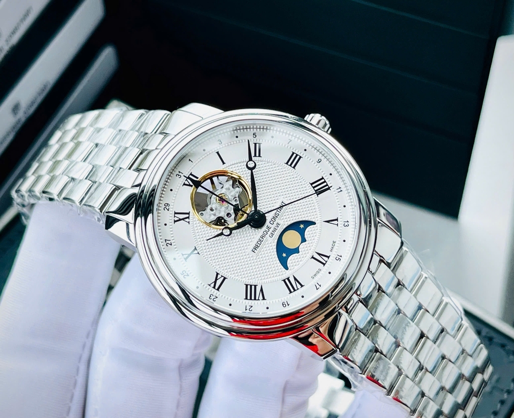Đồng Hồ Nam Frederique Constant Automatic Classics Heart Beat Moonphase  FC-335MC4P6B2 ( FC335MC4P6B2 )