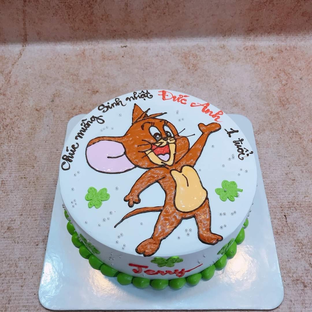 bánh sinh nhật hình chuột Jerry Bánh Sinh Nhật Hình Chuột Jerry