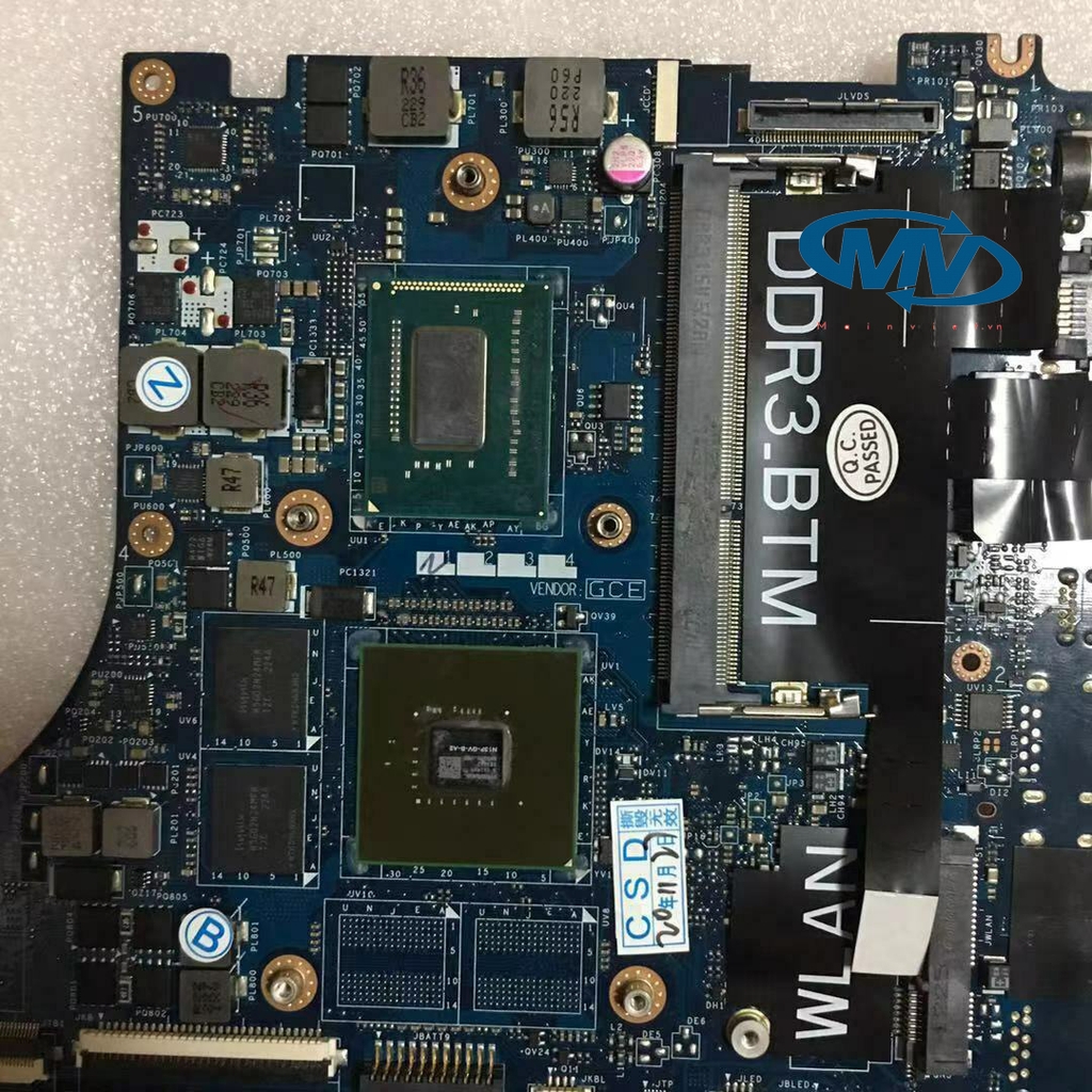Mainboard Laptop Dell XPS 15 L521X, LA-7851P, LA-7852P, QBL00 CPU I7 3632qm Vga Gt640m 2gb