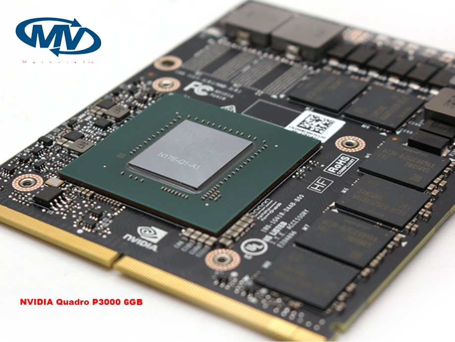 Card đồ họa Nvidia Quadro P3200 6GBP4000M P5000M P3000M P3200M P4200M  P5200M ( Dell và HP )
