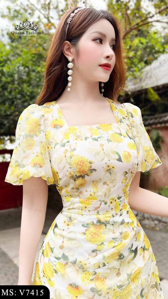 Top 20+ mẫu váy voan hoa nhí dáng dài đẹp nhất hiện nay