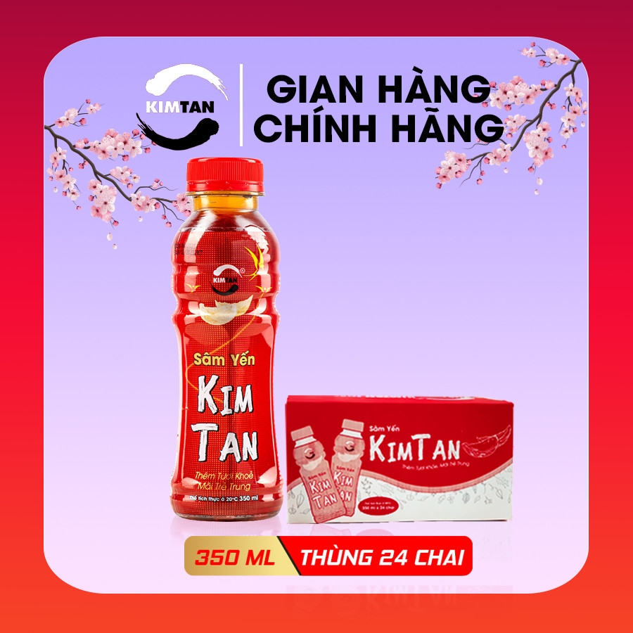 NƯỚC SÂM YẾN KIMTAN - THÙNG 24 CHAI - 350ML