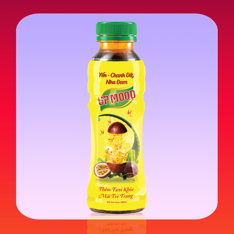 SÂM YẾN - CHANH DÂY - NHA ĐAM UP MOOD - CHAI - 350ML