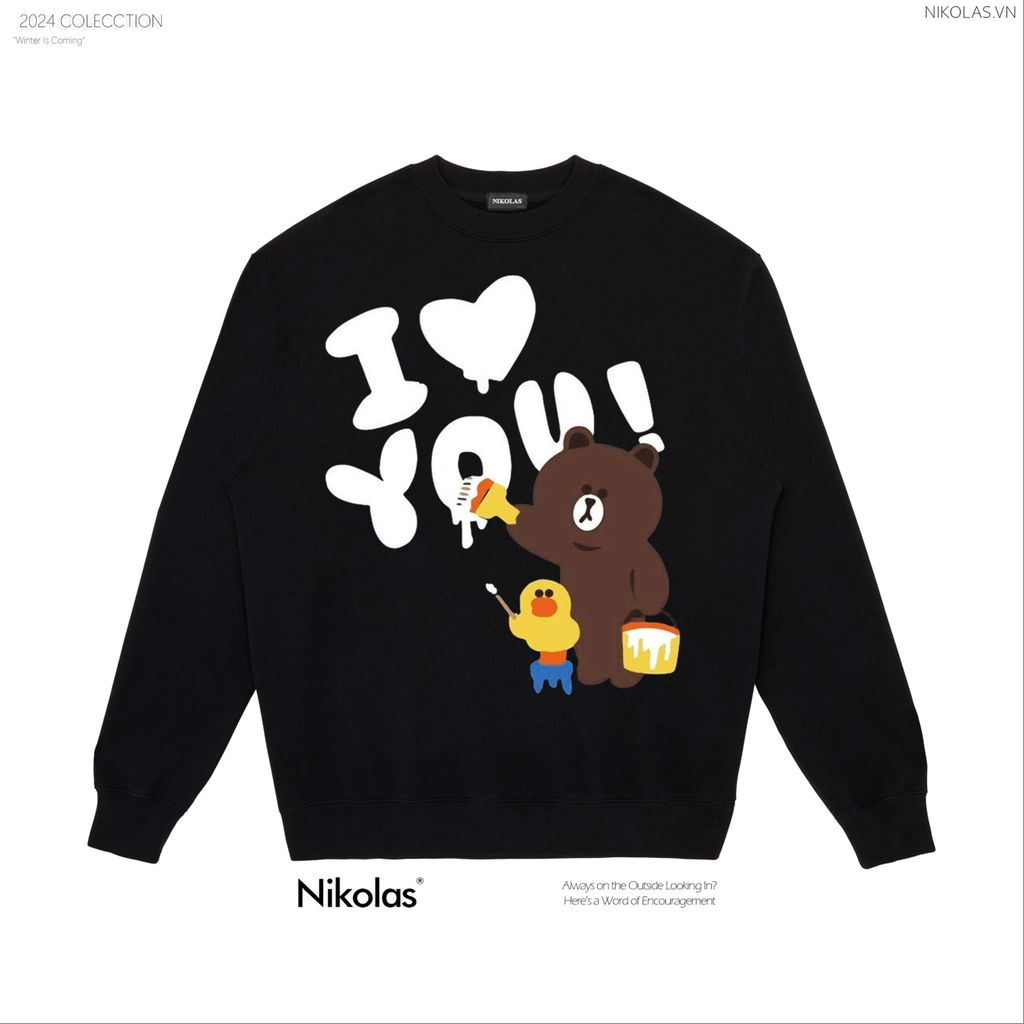 TEDDY AND DUCK SWEATER