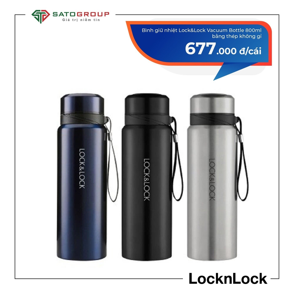 Bình Giữ Nhiệt Lock&Lock Vacuum Bottle Lock&Lock (800ml) - LHC6180 (3 màu)