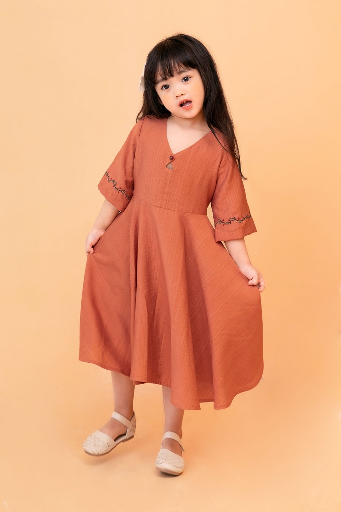 Đầm công chúa màu trắng cho bé gái Lily Princess Baby Dress