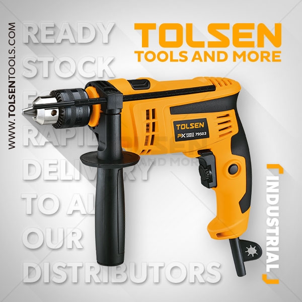 MÁY KHOAN TÁC ĐỘNG 13MM, 850W TOLSEN - 79503 Tolsen