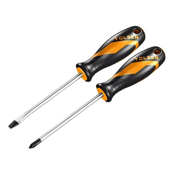 BỘ 2 CÂY TUA VÍT PH2x100mm 6.5x100mm - 20182 Tolsen