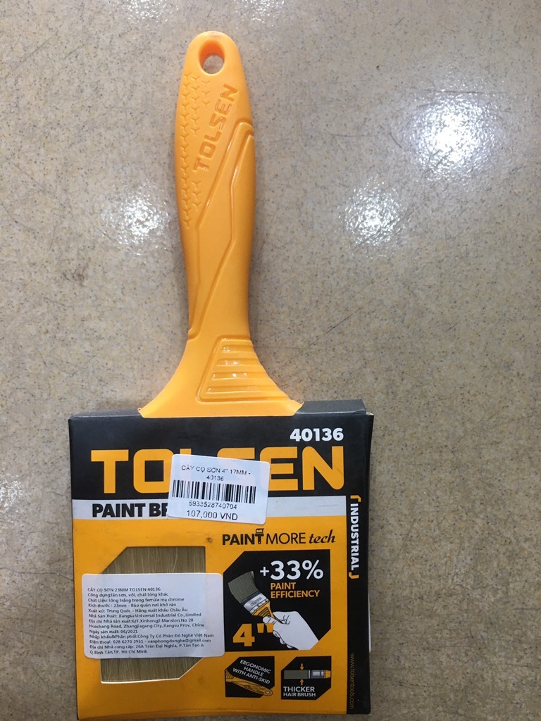 CÂY CỌ SƠN 4'' 17MM - 40136 Tolsen