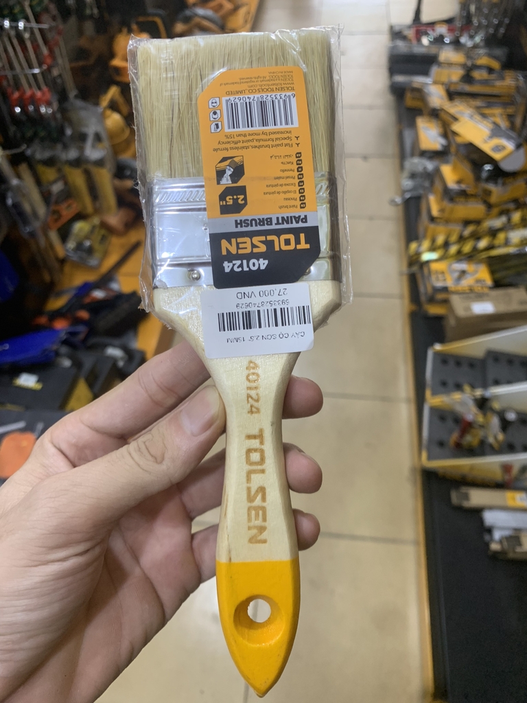 CÂY CỌ SƠN 2.5'' 15MM - 40124 Tolsen