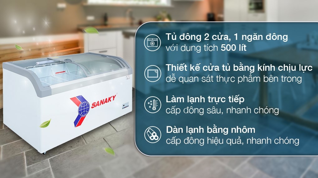 Tủ Đông Sanaky VH-888KA 500 Lít