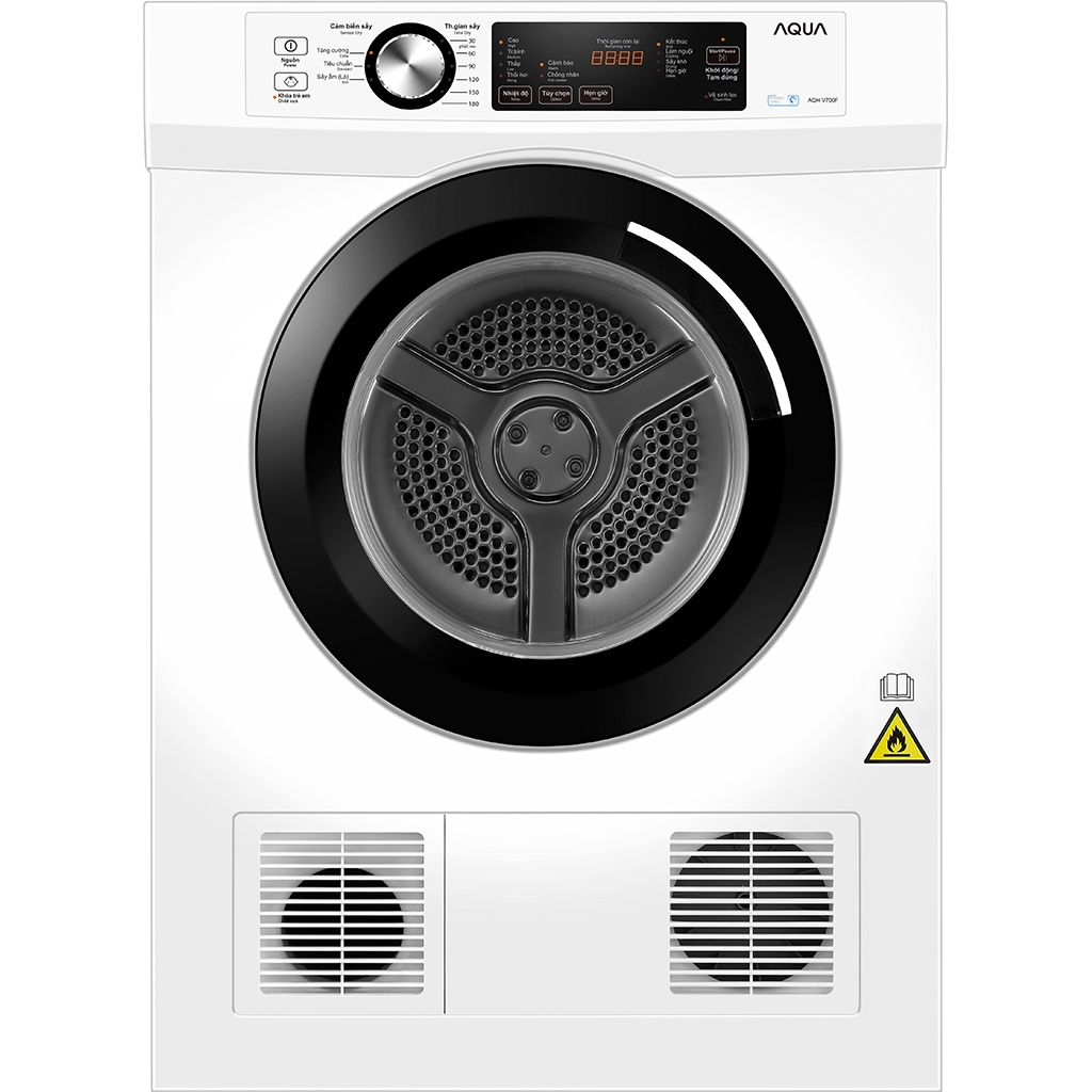 Máy sấy thông hơi Aqua 7 Kg AQH-V700FW