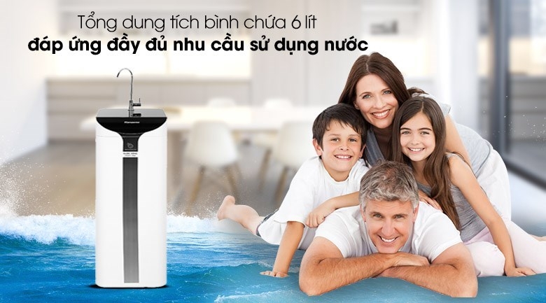 Máy lọc nước RO - 5 lõi lọc  hydrogen ion kiềm Kangaroo KG100ES1 (chống lão hóa)