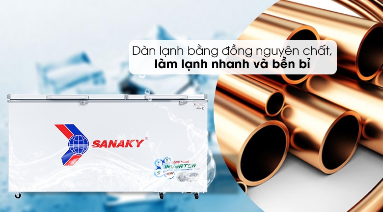 Tủ Đông Sanaky Inverter VH-6699HY3 660/530 Lít