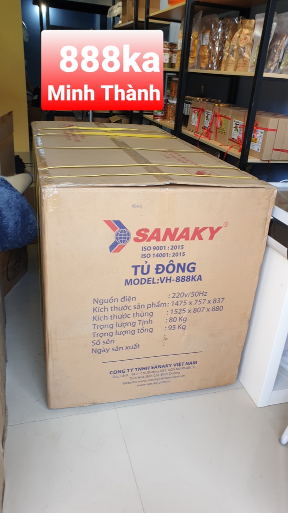 VH-888KA Tủ Đông Sanaky 500 Lít - Chính hãng , Giá rẻ