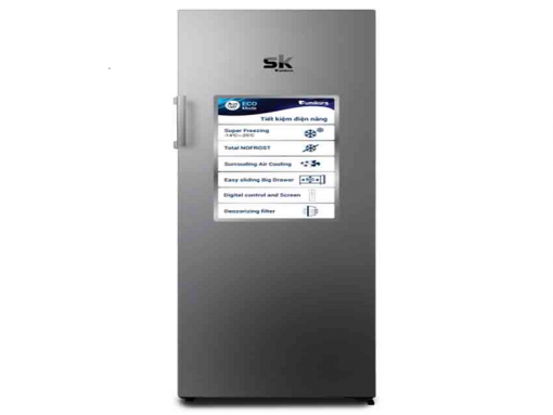 Tủ đông đứng Sumikura 220 lít SKFU-218.HSN  ( 6 ngăn  / 5 hộc)
