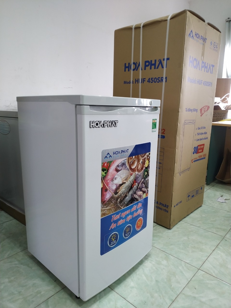 Tủ đông đứng Hòa Phát 106 Lít HUF 300SR1 giá rẻ  - chính hãng - tại kho
