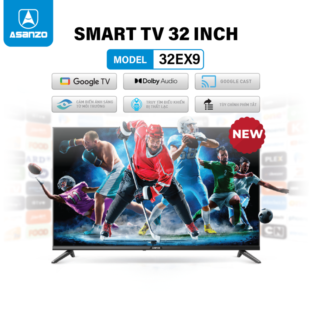 Tivi Asanzo Google TV 32inch 32EX9