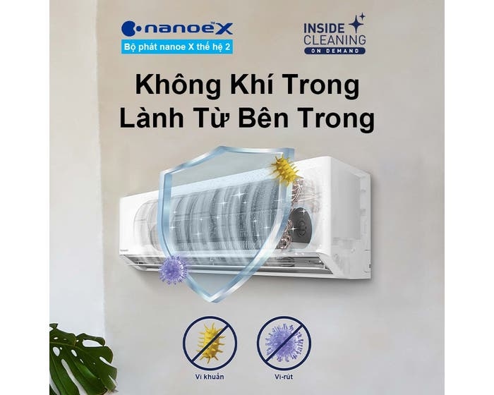 Máy lạnh Panasonic Inverter 2 HP CU/CS-U18BKH-8 (Mới cao cấp 2025)