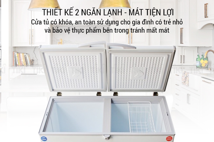 VH-4099W1 Tủ đông mát Sanaky 400/280 lít [Dàn đồng ] Giá tại kho