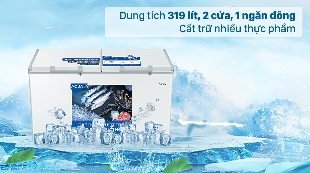 Tủ đông AQUA 319 Lít AQF-C4201E