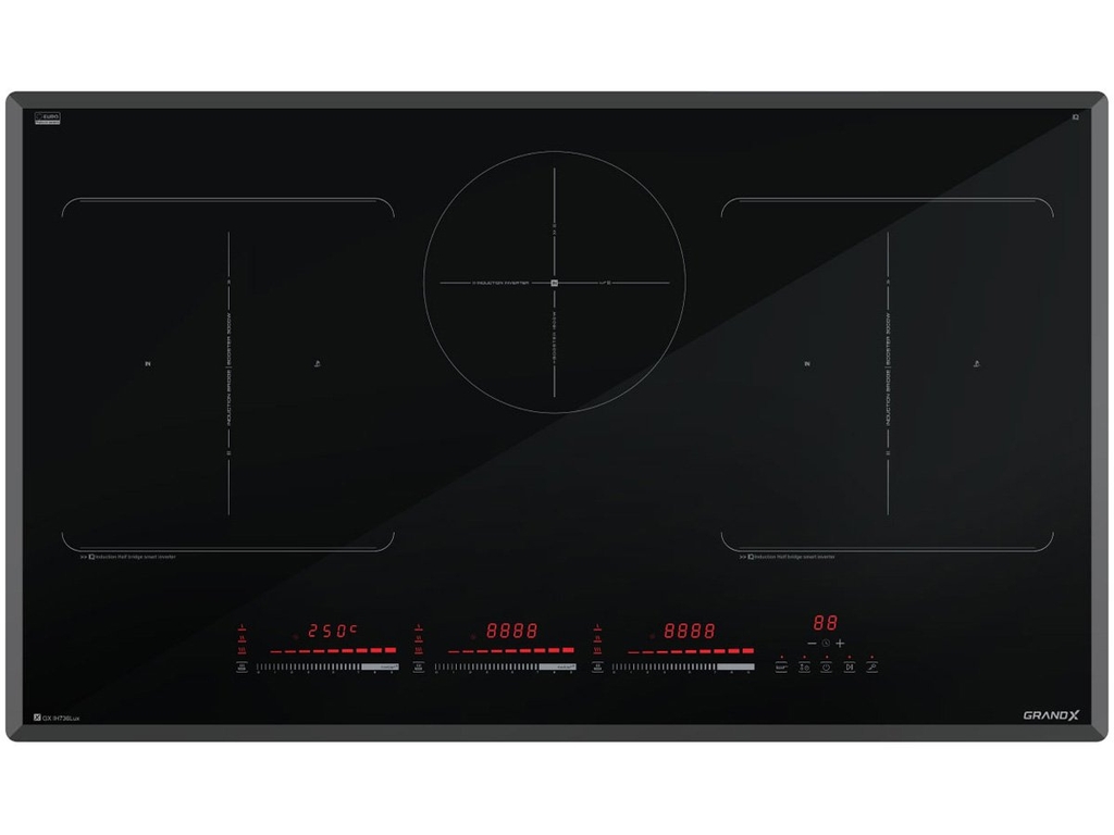 Bếp từ GrandX 3 vùng nấu GX IH736Lux