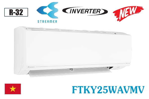 Máy lạnh Daikin 1.0 HP Inverter FTKY25WAVMV (Mắt thần thông minh)