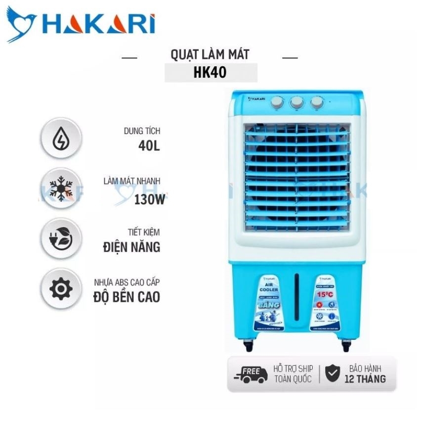Quạt điều hoà Hakari 40L HK40CC - Giá tại kho