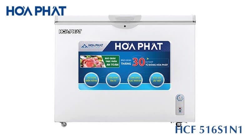 Tủ đông Hòa Phát 252 Lít HCF 516S1N1 giá rẻ  - chính hãng  - tại kho